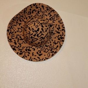 Cheetah print hat